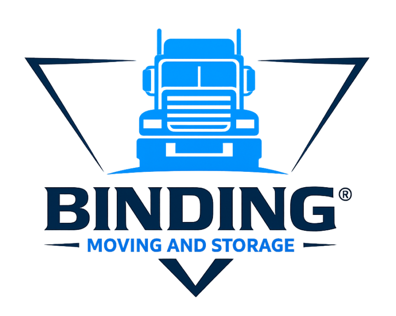 Binding Moving and Storage registered Logo