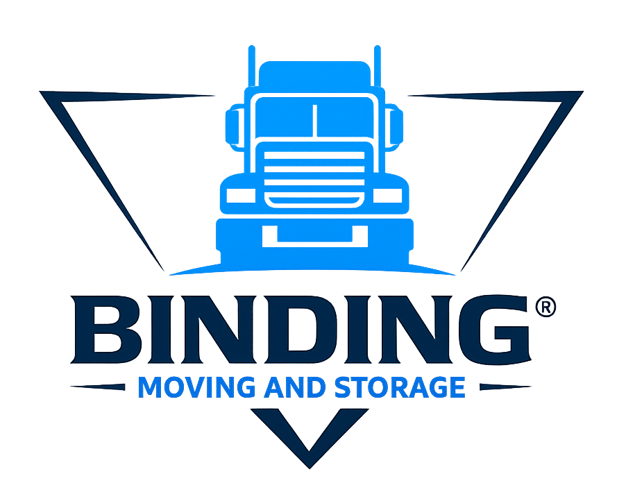 Binding Moving and Storage registered Logo
